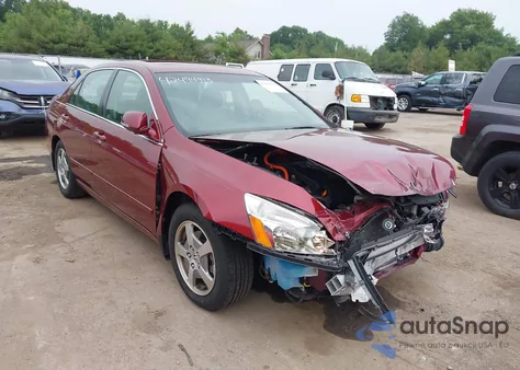 2006 Honda Accord Hybrid из США, поврежденный, VIN JHMCN36406C003044